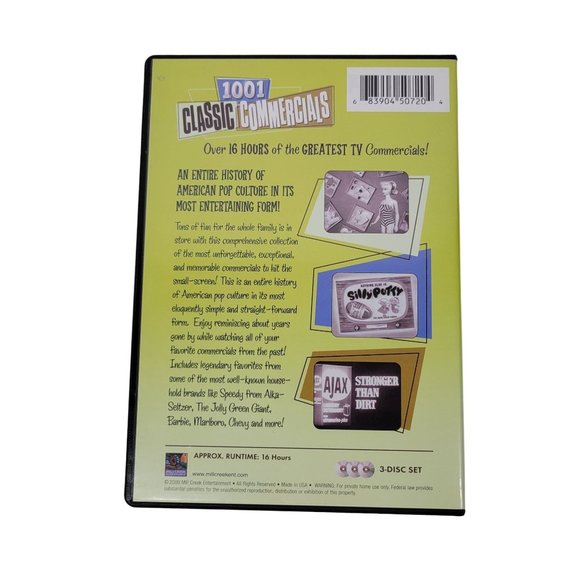 1001 Classic Commercials Andy Griffith Show Beverly Hillbillies DVDs Lot Of 3 - Picture 13 of 16